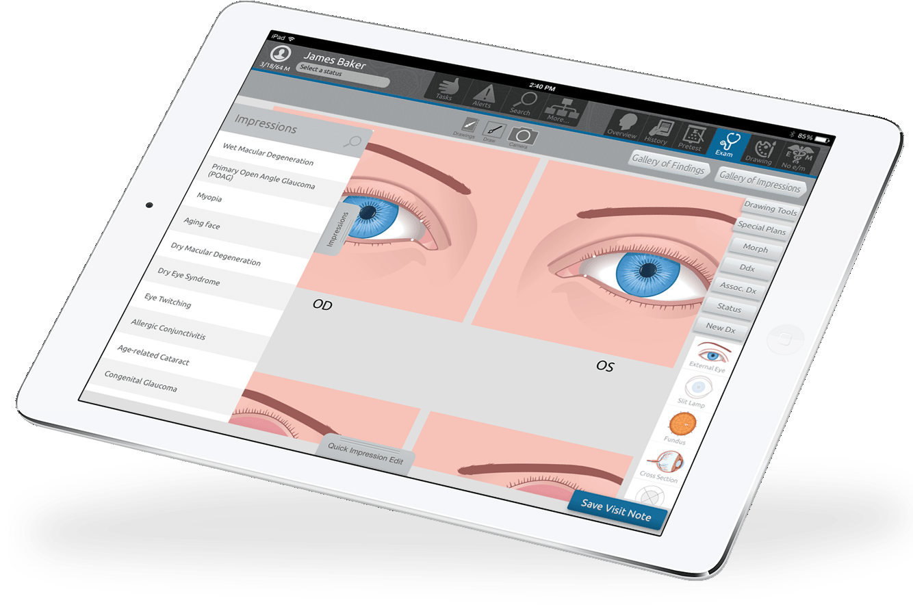 EMA™ Ophthalmology EMR Because every minute matters