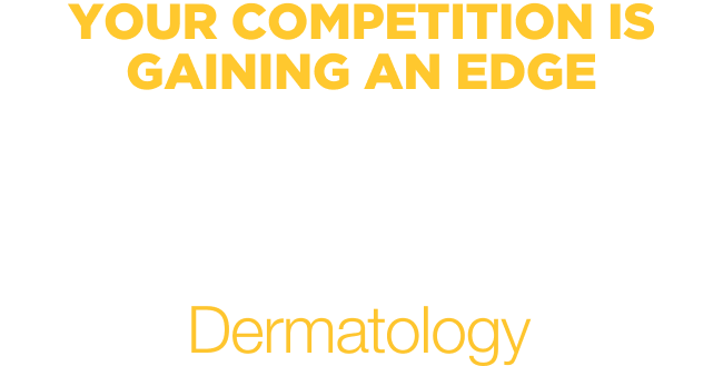 YOUR COMPETITION IS GAINING AN EDGE - THEIR SECRET IS<br />
ALL-IN-ONE SOFTWARE - ModMed Dermatology logo